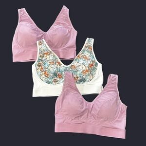 Rhonda Shear lot of 3 sports bras, Size XL